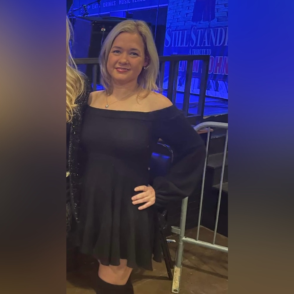 Selfie Leslie Black longsleeve mini dress